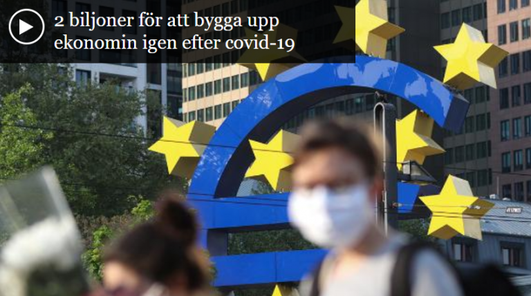 Europa-Parlamentet: EU-27 har brug for genopretningsplan på € 2 billioner for at tackle COVID19