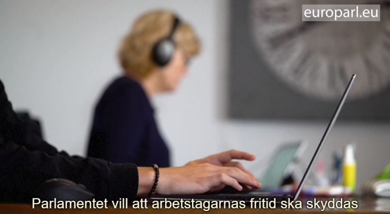 Parlamentet vil sikre retten til at koble af fra arbejdet