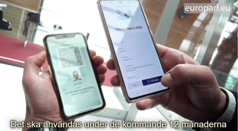 EU-Parlamentet giver endeligt grønt lys til det digitale EU-covid-19-certifikat