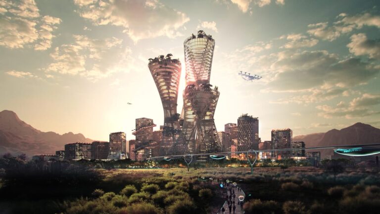 Det danske arkitektfirma BIG designer en helt ny amerikansk ørkenby til 5 millioner indbyggere