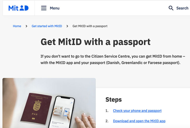 Øresundspendlere kan få dansk MitID med pas
