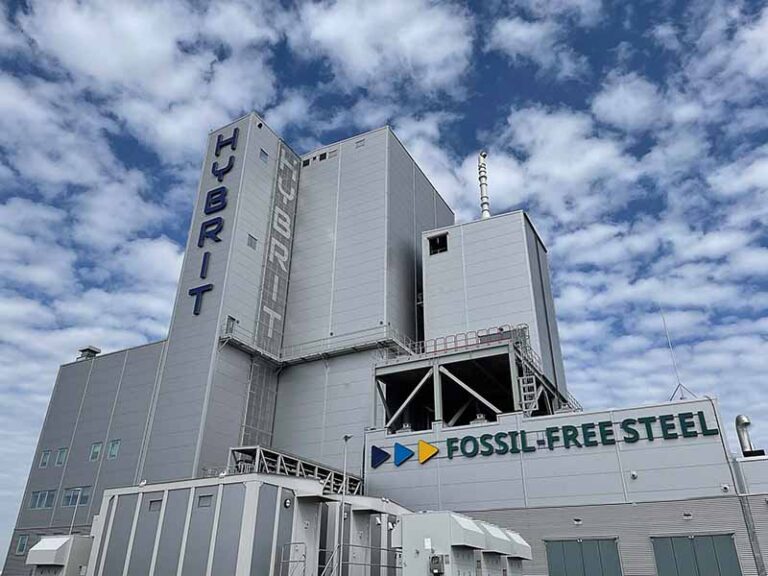 Nyt fossilfrit stålværk i Luleå reducerer Sveriges CO2-udledning med syv procent